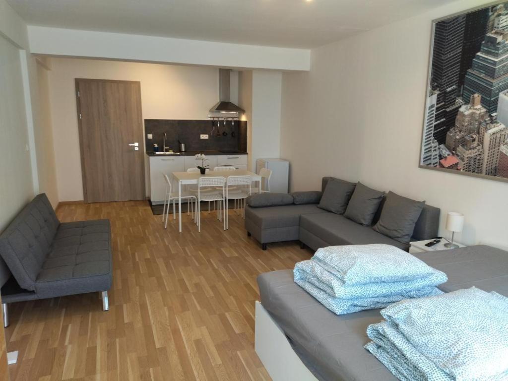 פראג Brand New Studio Apartment #24 In Elite Residence With Free Secure Parking In The Center מראה חיצוני תמונה